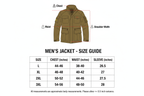 Men's Premium Khaki Utility Parka Jacket