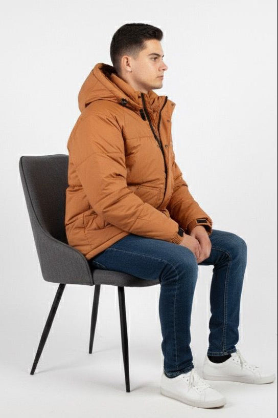Off-Merch Vibe Retainer Hooded Puffer Jacket
